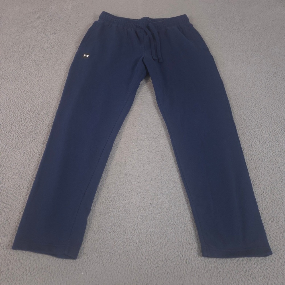 Under Armour Sweatpants Mens XL Navy Rival Fleece Straight Drawstring Athletic
